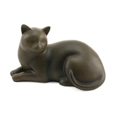 Comfy Sable Cat Small Pet Urn - funeral.com