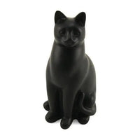 Gazing Lovingly Black Small Pet Urn - funeral.com