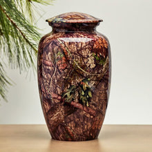 Mossy Oak Camo Aluminum Woodland Adult Cremation Urn - Funeral.com, Inc.