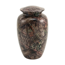 Mossy Oak Camo Aluminum Woodland Adult Cremation Urn - Funeral.com, Inc.