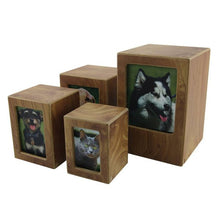 Natural Finish Photo Frame Large Pet Cremation Urn - Funeral.com, Inc.