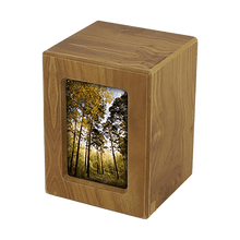 Natural Finish Photo Frame Small Pet Cremation Urn - Funeral.com, Inc.
