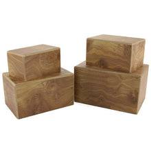 Natural MDF Woodgrain Box Extra Large Pet Cremation Urn - Funeral.com, Inc.
