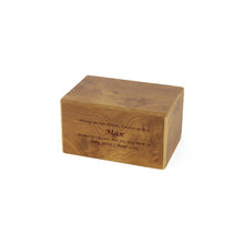 Natural MDF Woodgrain Box Medium Pet Cremation Urn - Funeral.com, Inc.