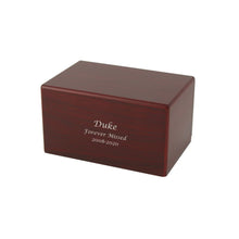 Natural Woodgrain Cherry Box Large Pet Cremation Urn - Funeral.com, Inc.