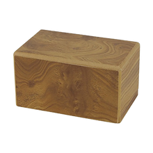 Natural Woodgrain MDF Box Small Cremation Urn - Funeral.com, Inc.