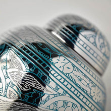 Nickel Brass Medium Pet Urn with Engraved Flying Birds - Funeral.com, Inc.