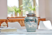 Nickel - Plated Brass Bird Design Adult Cremation Urn - Funeral.com, Inc.