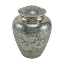 Nickel - Plated Brass Bird Design Adult Cremation Urn - Funeral.com, Inc.