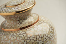 Opal Cloisonné Gold Accent Adult Cremation Urn - Funeral.com, Inc.
