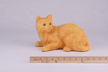 Orange Shorthair Cat Figurine Pet Urn - Funeral.com, Inc.