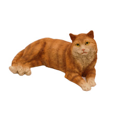 Orange Tabby, Lying Down Figurine Pet Cremation Urn - Funeral.com, Inc.