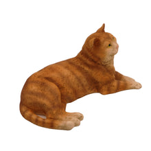 Orange Tabby, Lying Down Figurine Pet Cremation Urn - Funeral.com, Inc.