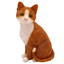 Orange & White Cat, Sitting Figurine Pet Cremation Urn - Funeral.com, Inc.