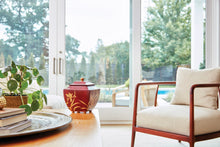 Orchid Burgundy Adult Cremation Urn - Funeral.com, Inc.