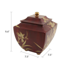 Orchid Burgundy Adult Cremation Urn - Funeral.com, Inc.