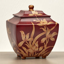 Orchid Burgundy Adult Cremation Urn - Funeral.com, Inc.