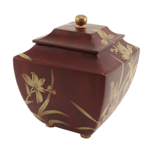 Orchid Burgundy Adult Cremation Urn - Funeral.com, Inc.