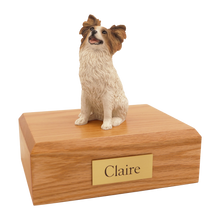 Papillon, Sitting Figurine Pet Cremation Urn - Funeral.com, Inc.