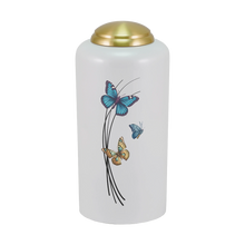 Pearl Brass Butterfly Artwork Adult Cremation Urn - Funeral.com, Inc.