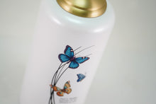 Pearl Brass Butterfly Artwork Adult Cremation Urn - Funeral.com, Inc.