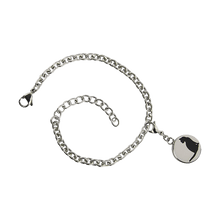 Pet Cremation Bracelet with Cat Silhouette Charm - Funeral.com, Inc.