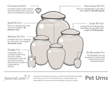 Pet Urn Size Chart