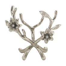 Pewter Brass Accessory with Lily Heart Stand Design - Funeral.com, Inc.