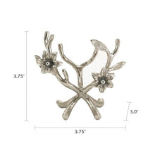 Pewter Brass Accessory with Lily Heart Stand Design - Funeral.com, Inc.