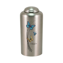 Pewter Brass Butterfly Artwork Adult Cremation Urn - Funeral.com, Inc.