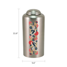 Pewter Brass Crane Artwork Adult Cremation Urn - Funeral.com, Inc.