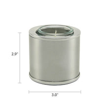 Pewter Mini Memory Light Small Pet Cremation Urn - Funeral.com, Inc.