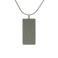 Pewter & Onyx Embossed Dove, Stainless Steel Cremation Necklace - Funeral.com, Inc.