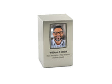 Pewter Stainless Steel Box Adult Cremation Urn - Funeral.com, Inc.