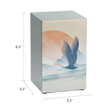 Pewter Stainless Steel Eternal Peace Cranes Adult Cremation Urn - Funeral.com, Inc.