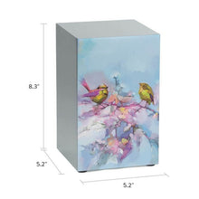Pewter Stainless Steel Soulful Songbirds Adult Cremation Urn - Funeral.com, Inc.