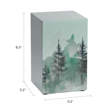 Pewter Stainless Steel Tranquil Forest Adult Cremation Urn - Funeral.com, Inc.