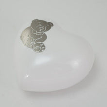 Pewter Teddy Bear Heart Small Cremation Urn - Funeral.com, Inc.