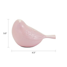 Pink Brass Songbird Small Cremation Urn - Funeral.com, Inc.