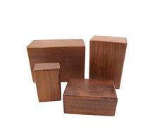 Plain Rosewood Pet Cremation Urn with Laser Engraving - Funeral.com, Inc.