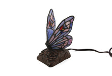 Purple Butterfly Stained Glass Keepsake Lamp Urn - Funeral.com, Inc.