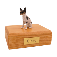 Rat Terrier, Sitting Figurine Pet Cremation Urn - Funeral.com, Inc.