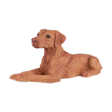 Red Coat Doberman Pinscher with Ears Down Figurine Extra Large Pet Urn - Funeral.com, Inc.