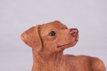 Red Miniature Pinscher with Ears Down Figurine Extra Large Pet Urn - Funeral.com, Inc.