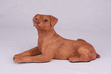 Red Miniature Pinscher with Ears Down Figurine Extra Large Pet Urn - Funeral.com, Inc.