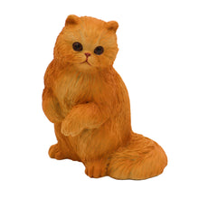 Red Persian Cat, Sitting Figurine Pet Cremation Urn - Funeral.com, Inc.