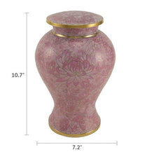Rose Cloisonné Adult Cremation Urn - Funeral.com, Inc.