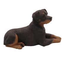 Rottweiler, Lying Down Figurine Pet Cremation Urn - Funeral.com, Inc.