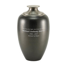 Rounded Brass with Pewter Lid Adult Cremation Urn - Funeral.com, Inc.