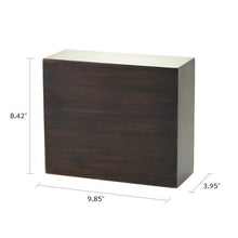 Rustic Acacia Wood Sliding Bottom Adult Cremation Urn - Funeral.com, Inc.